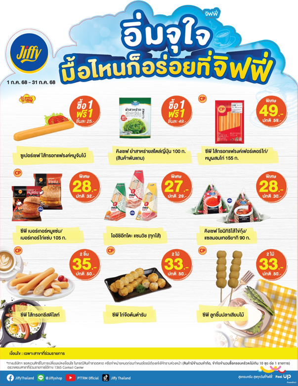 โปรโมชั่น จิฟฟี่ ประจำเดือนกรกฏาคม